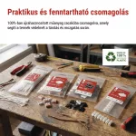 EMOS A4105 fehér sorkapocs 2,5–4 mm² vezetékhez, 10 darabos csomag