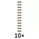 EMOS A4105 fehér sorkapocs 2,5–4 mm² vezetékhez, 10 darabos csomag