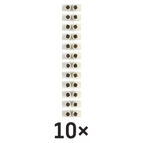 EMOS A4105 fehér sorkapocs 2,5–4 mm² vezetékhez, 10 darabos csomag