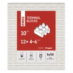 EMOS fehér sorkapocs 4–6 mm² vezetékhez, 10 db, A4106