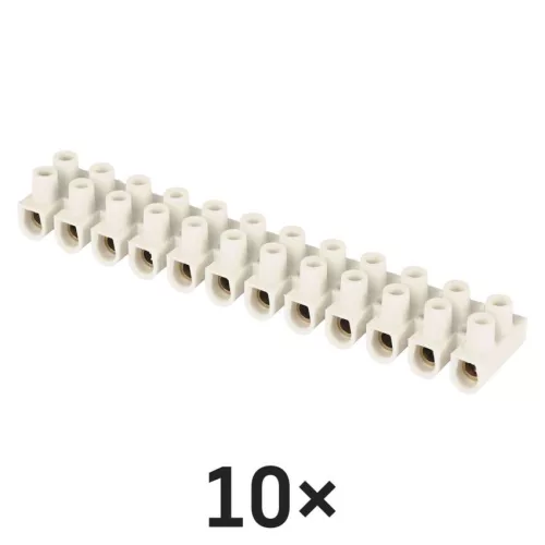 EMOS A4107 fehér sorkapocs 6–10 mm² vezetékhez, 10 db