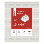EMOS A4107 fehér sorkapocs 6–10 mm² vezetékhez, 10 db