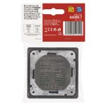 EMOS A6000-7, Aljzat USB-A+USB-C, antracit