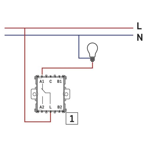 EMOS A6100.5, Váltókapcsoló, antracit