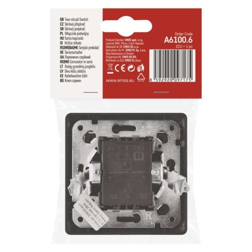 EMOS A6100.6, Soros kapcsoló, antracit