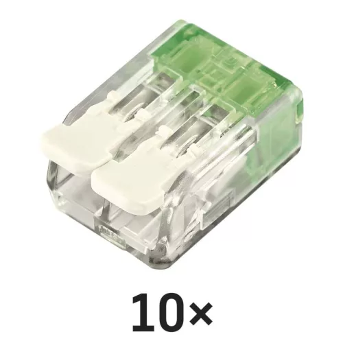 EMOS A9101 átlátszó karos vezetékösszekötő kapocs 4 mm², 10 db