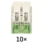 EMOS A9101 átlátszó karos vezetékösszekötő kapocs 4 mm², 10 db