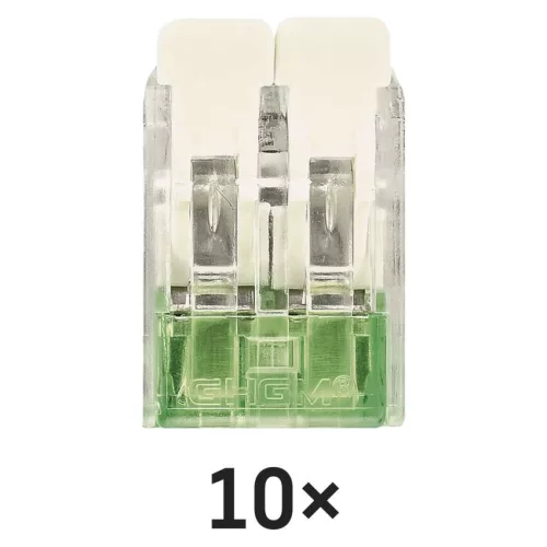 EMOS A9101 átlátszó karos vezetékösszekötő kapocs 4 mm², 10 db
