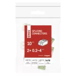 EMOS A9101 átlátszó karos vezetékösszekötő kapocs 4 mm², 10 db