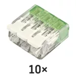 EMOS A9102 átlátszó karos vezetékösszekötő 4 mm², 10 db-os csomag