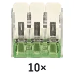 EMOS A9102 átlátszó karos vezetékösszekötő 4 mm², 10 db-os csomag