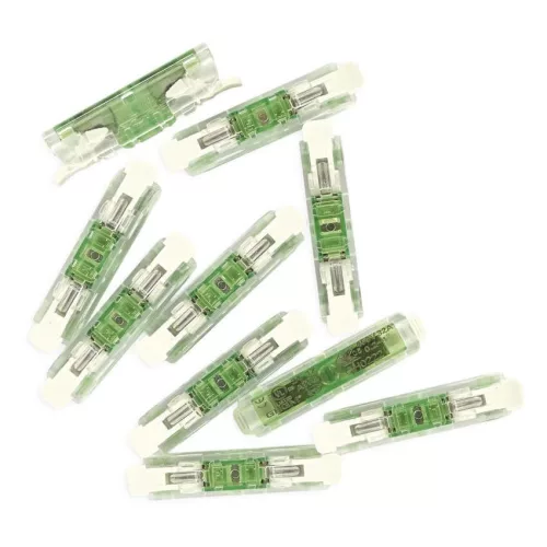 EMOS A9111 egyenes karos átlátszó vezetékösszekötő 2× 0,2–4 mm², 10 db