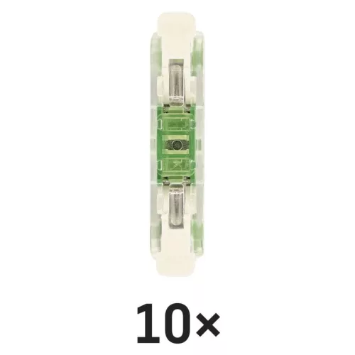 EMOS A9111 egyenes karos átlátszó vezetékösszekötő 2× 0,2–4 mm², 10 db