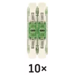 EMOS A9112 egyenes karos vezetékösszekötő 4× 0,2–4 mm², átlátszó, 10 db