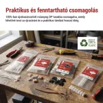EMOS A9113 3 pólusú egyenes karos vezetékösszekötő, átlátszó, 10 db