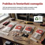 EMOS A9121 átlátszó 3 pólusú rugós sorkapocs, 10 db-os csomag