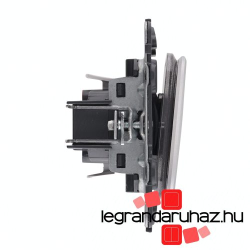 Legrand Valena Allure váltóérintkezős nyomó alumínium, AA752011