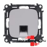 Legrand Valena Allure 1xRJ45 Cat. 5e UTP csatlakozóaljzat alumínium, AA753040