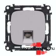   Legrand Valena Allure 1xRJ45 Cat. 6A UTP csatlakozóaljzat alumínium, AA753044