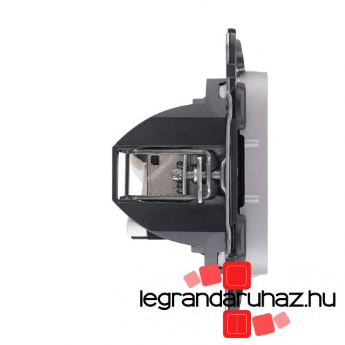 Legrand Valena Allure 2xRJ45 Cat. 6A UTP csatlakozóaljzat alumínium, AA753045