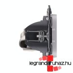 Legrand Valena Allure 2xRJ45 Cat. 6 STP csatlakozóaljzat alumínium, AA753047