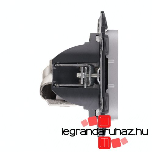 Legrand Valena Allure 2xRJ45 Cat. 6 STP csatlakozóaljzat alumínium, AA753047