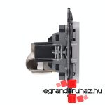 Legrand Valena Allure 1xRJ45 Cat. 6A STP csatlakozóaljzat alumínium, AA753048