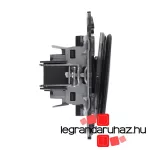 Legrand Valena Allure csillárkapcsoló jelzőfénnyel 10 AX fekete, AB752005J