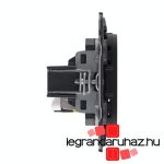 Legrand Valena Allure 1xRJ45 Cat. 6A UTP csatlakozóaljzat fekete, AB753044