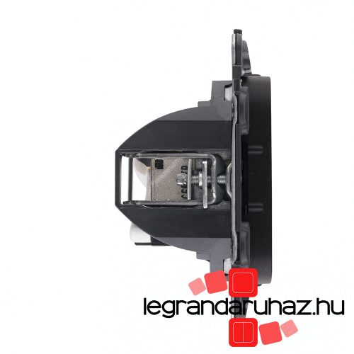 Legrand Valena Allure 2xRJ45 Cat. 6A UTP csatlakozóaljzat fekete, AB753045