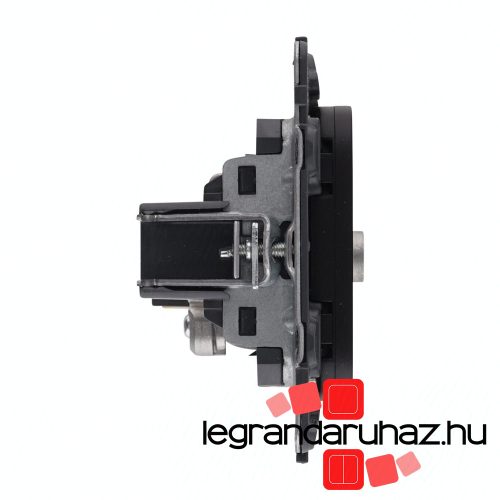 Legrand Valena Allure TV aljzat csillagpontos 1,5 dB fekete, AB753051
