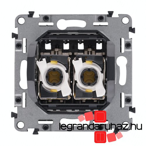 Legrand Valena Allure 2xRJ45 Cat. 6A UTP csatlakozóaljzat elefántcsont, AE753045