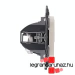 Legrand Valena Allure TV csatlakozóaljzat + RJ45 Cat. 6 UTP aljzat elefántcsont, AE753055