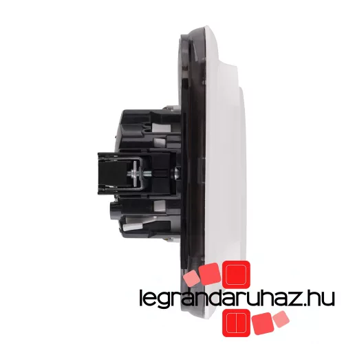 Legrand Valena Allure 2x2P+F csatlakozóaljzat biztonsági zsalu nélkül egybeépített burkolattal keret nélkül rugós vezetékbekötéssel fehér, AF753027