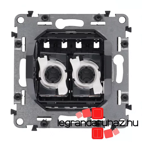 Legrand Valena Allure 2xRJ45 Cat. 5e UTP csatlakozóaljzat fehér, AF753041