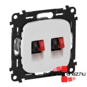   Legrand Valena Allure hangszóró-csatlakozóaljzat (4 kivezetéssel) fehér, AF753078