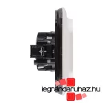 Legrand Valena Allure 2x2P+F csatlakozóaljzat biztonsági zsalu nélkül egybeépített burkolattal keret nélkül rugós vezetékbekötéssel gyöngyház, AG753027