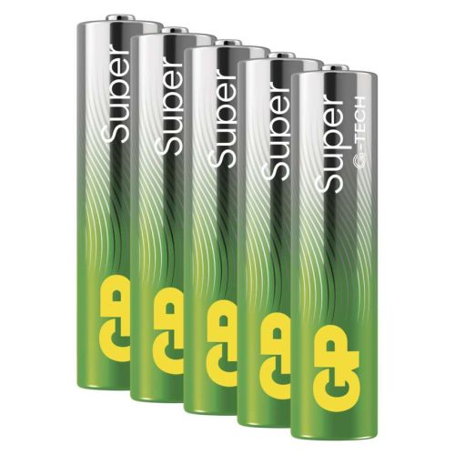 EMOS B01115, GP Super Alkáli elem AAA 5db