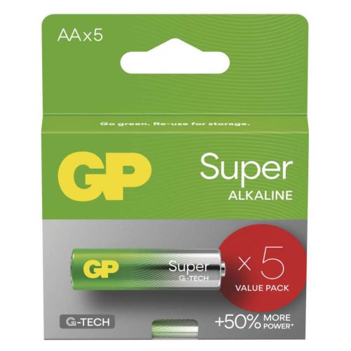 EMOS B01215, GP Super Alkáli elem AA 5db