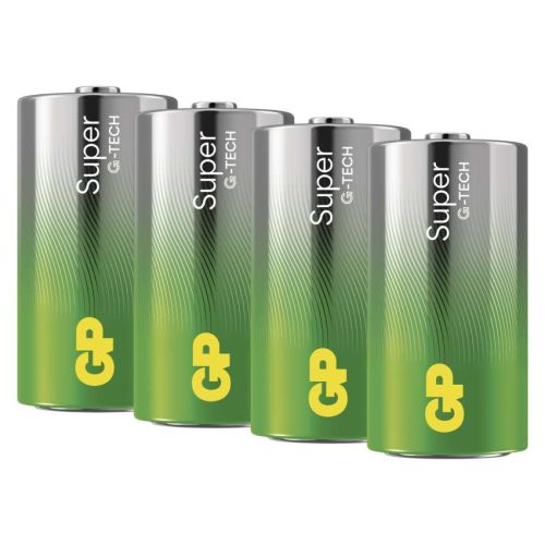 EMOS B01304, GP SUPER ALKÁLI ELEM C 4DB/FÓLIA