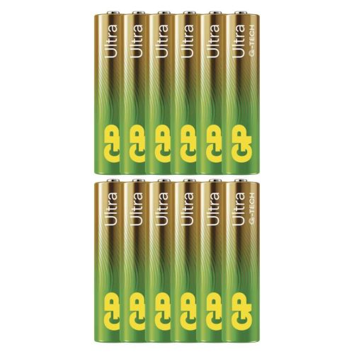 EMOS B0212F, GP Ultra Alkáli elem AAA 12db