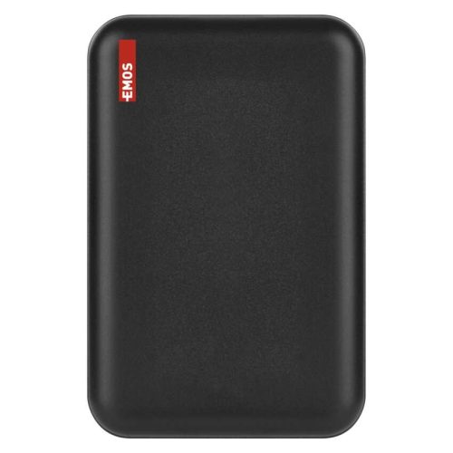 EMOS B0545B, Powerbank WI 521, 5 000 mAh, 20 W+Wireless, fekete