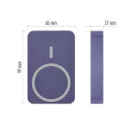 EMOS B0551BL, Powerbank WI 1046, 10 000 mAh, 20 W+Wireless, kék