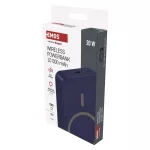 EMOS B0551BL, Powerbank WI 1046, 10 000 mAh, 20 W+Wireless, kék