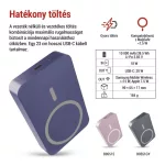 EMOS B0551BL, Powerbank WI 1046, 10 000 mAh, 20 W+Wireless, kék