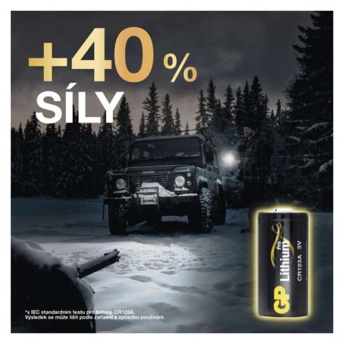 EMOS B1501, GP Lítium elem CR123A 1db/bliszter