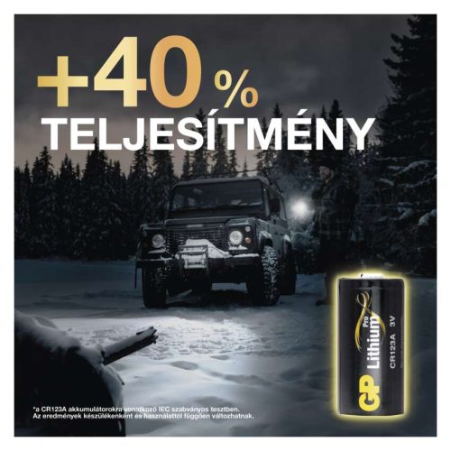 EMOS B1501, GP Lítium elem CR123A 1db/bliszter