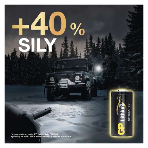 EMOS B1501, GP Lítium elem CR123A 1db/bliszter