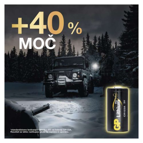 EMOS B1501, GP Lítium elem CR123A 1db/bliszter