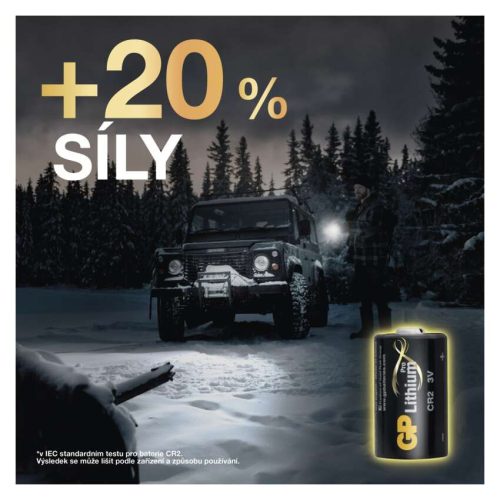 EMOS B1506, GP Lítium elem CR2 1db/bliszter